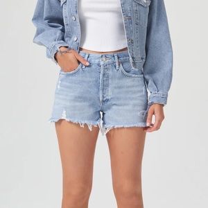 Agolde Parker Cut Off Jean Shorts in size 27